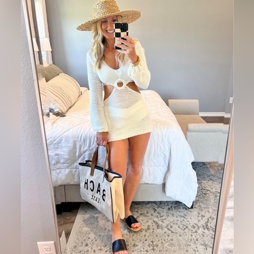 Swimsuit Cover Up Crochet Dress